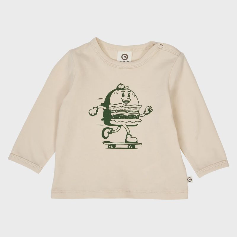 Burger l/s T baby