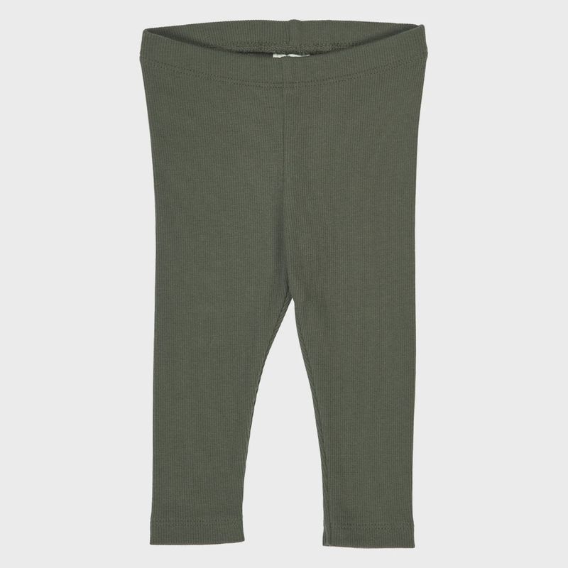 Cozy me rib leggings baby- deep green
