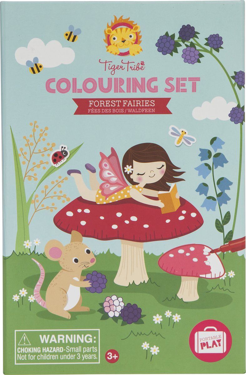 Tiger Tribe Colouring Set Forest Fairies