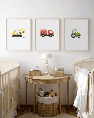 Holliday Illustrates tractor poster A4