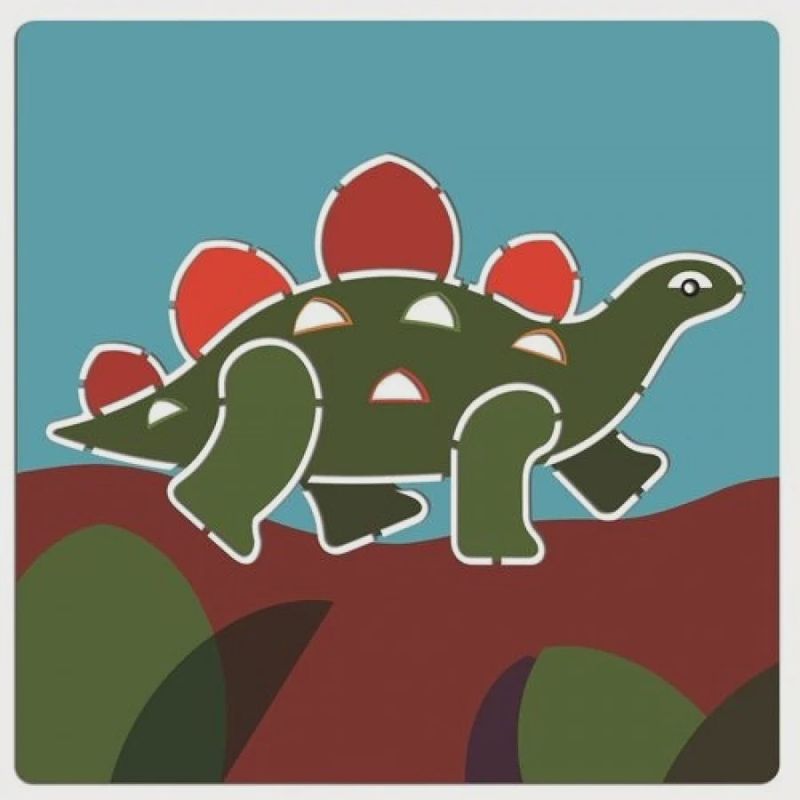 Djeco tekensjablonen dinosaurussen 5 stuks