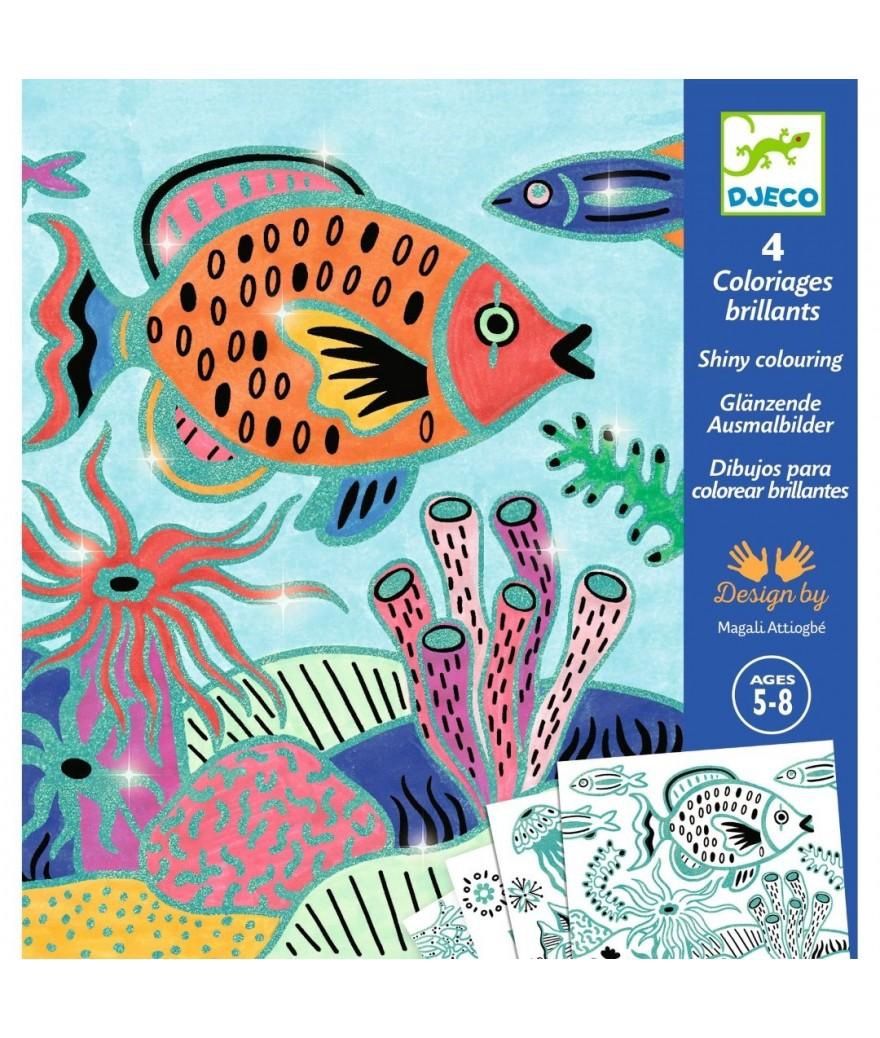 Djeco glinsterend kleuren onder water