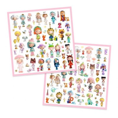 Djeco stickers Tinyly kleine wereld – 160 stuks
