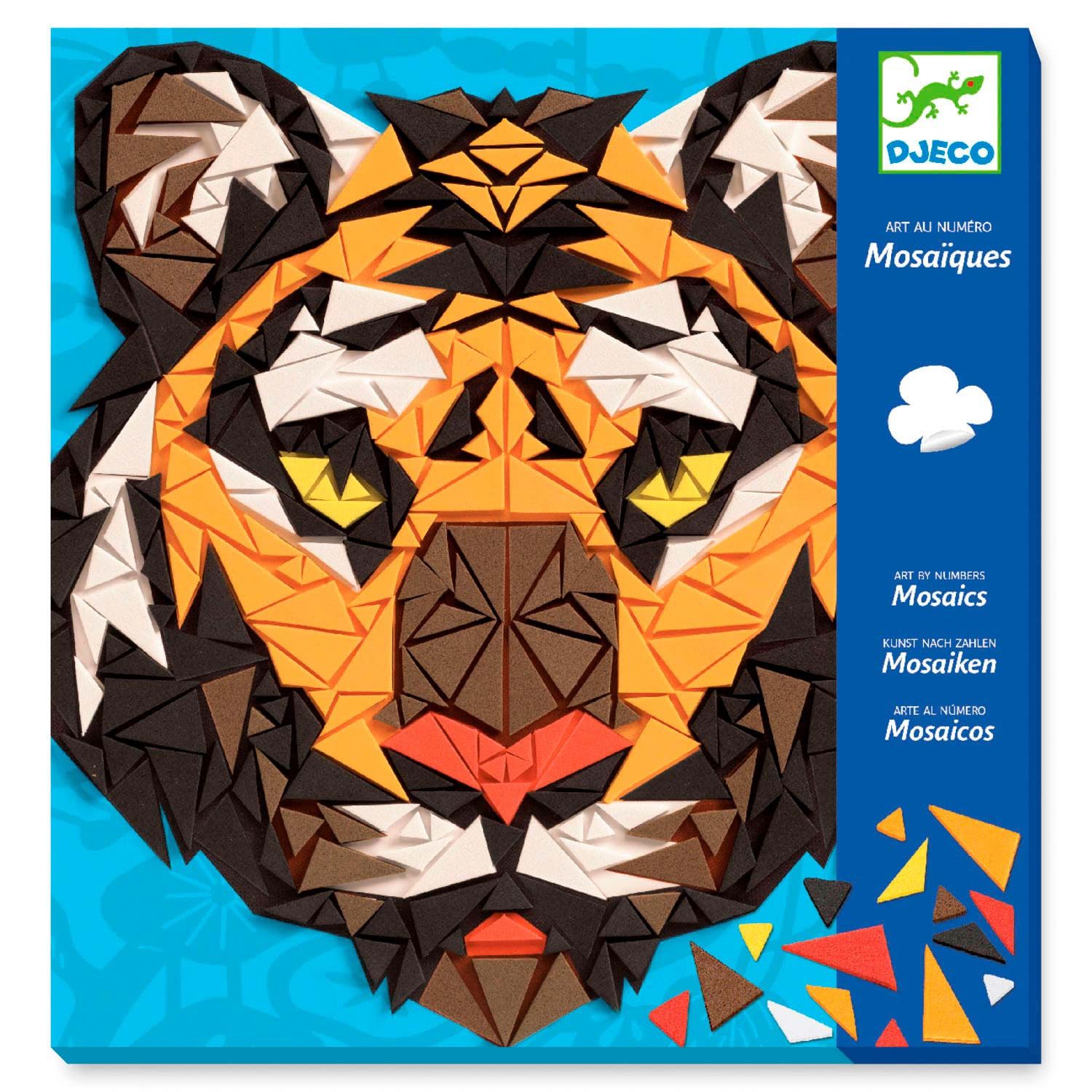 Djeco knutselset Mozaïek Leeuw Khan