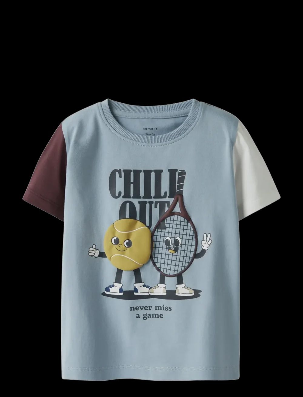 Name it mini - t-shirt Dusty Blue
