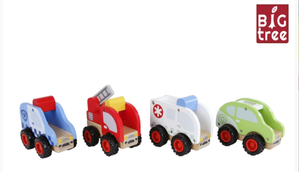 Big Tree houten verassingsvoertuig