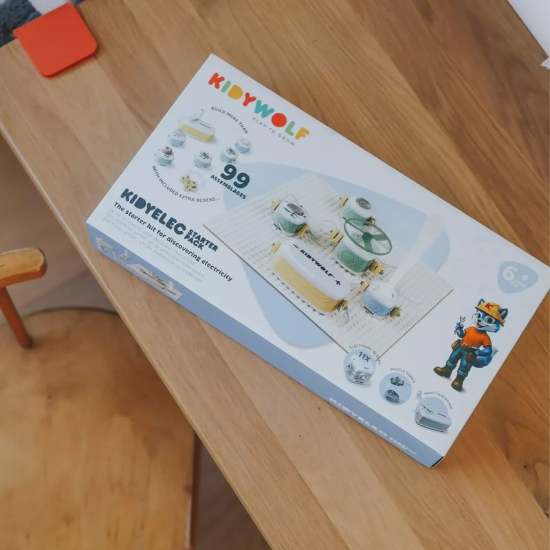 Kidywolf electric starter doos/verpakking vooraanzicht