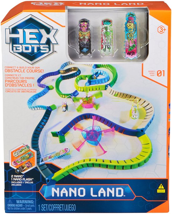 HEXBUG NanoLand - Interactieve Robot Speelset met LED