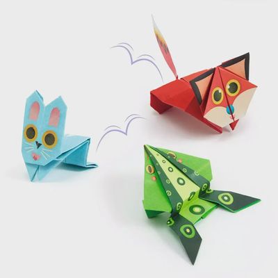 origami 3 diertjes die je kunt maken met het origami pakket