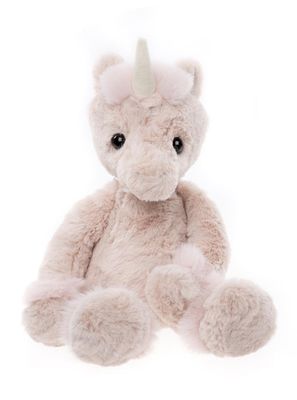 Parel witte knuffel star Unicorn