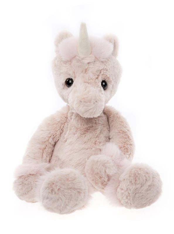 Parel witte knuffel star Unicorn