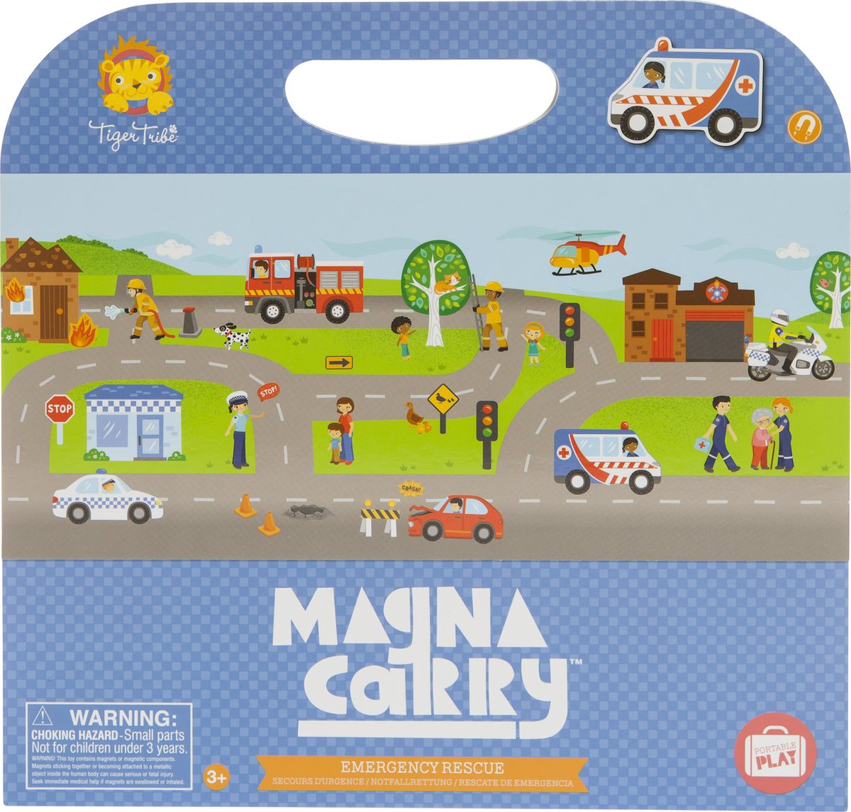 Tiger Tribe Magneetboek Emergency Rescue magnetisch speelgoed