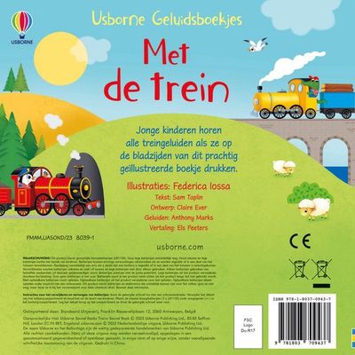 Achterkant boek met 2 keer een locomotief erop