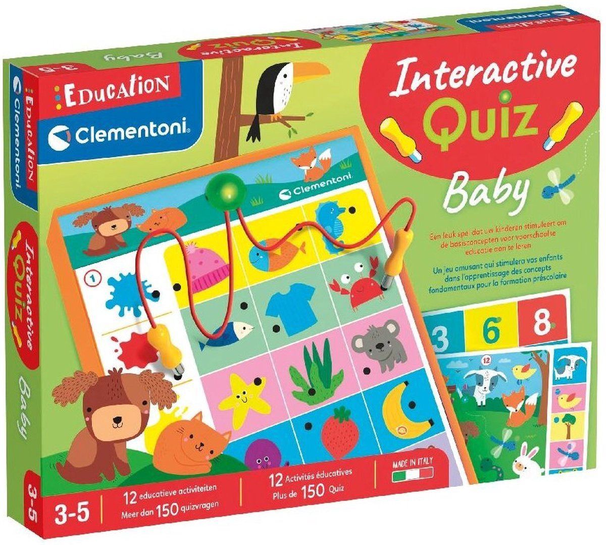 Clementoni Interactieve Quiz Pre-School bordspel