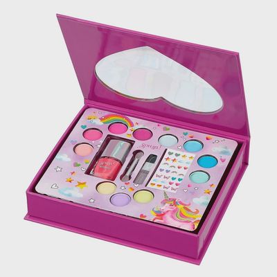 Souza! Giftbox Hart verkleden met inhoud stickers, nagellak, make-up.