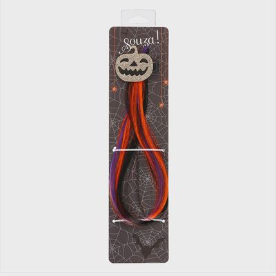 Souza Haarspeld Halloween Pompoen 40 cm – verkleden. in de verpakking.

