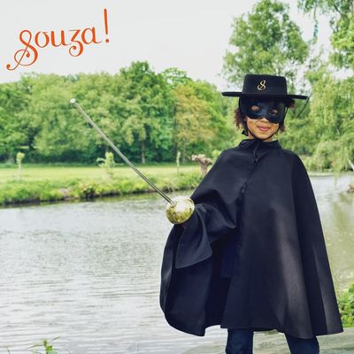 Souza Zorro cape + masker verkleden 4–8 jaar 104–128 cm