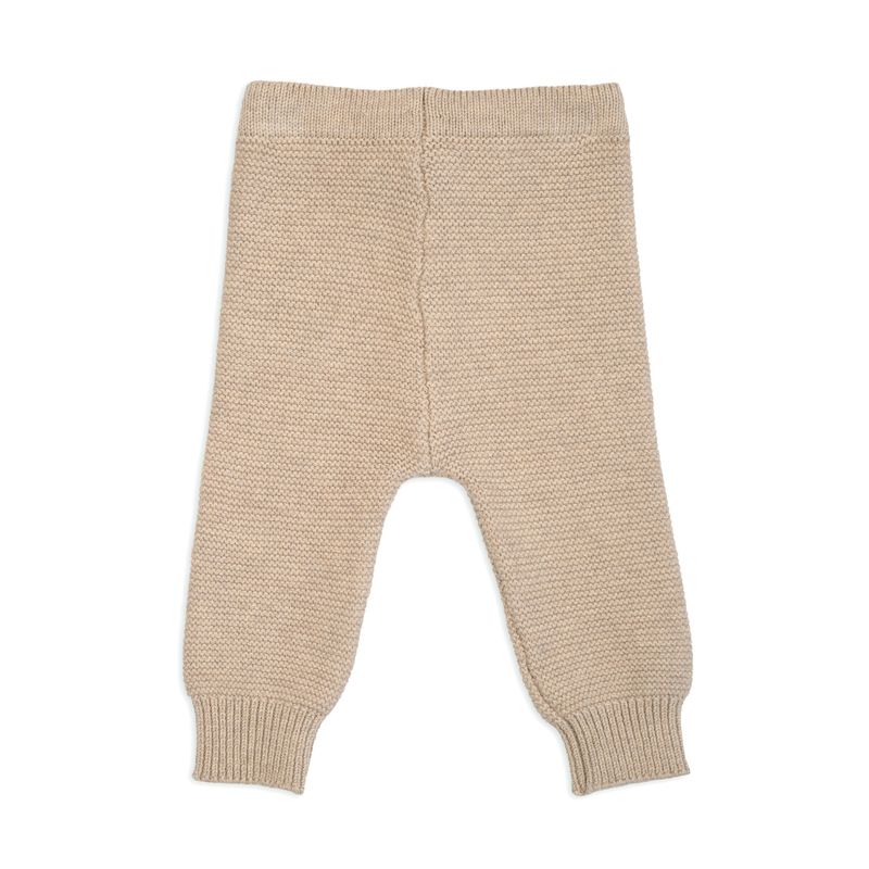 Lodger Gebreid Babybroekje Beige Newborn achterkant