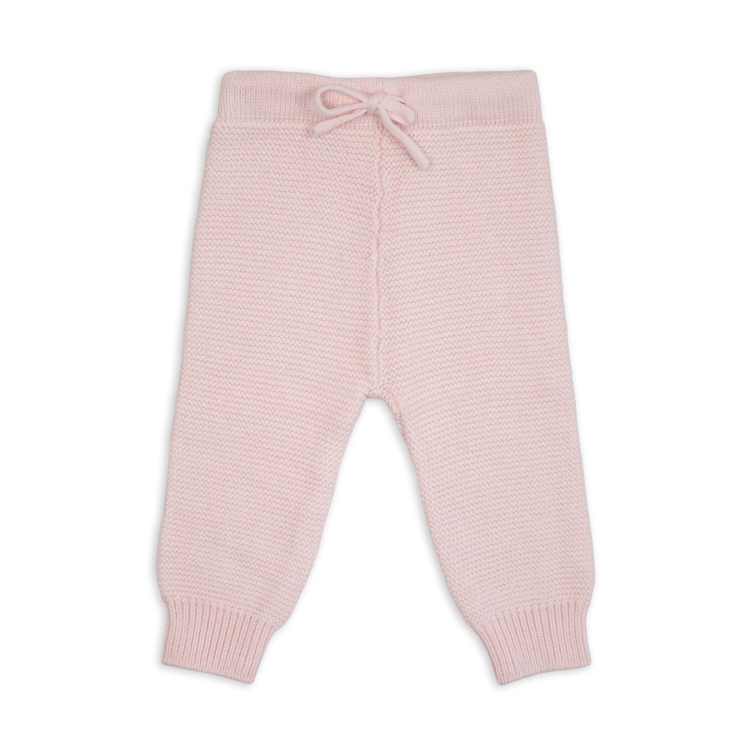 Lodger Babybroekje Knit Tan Newborn voorkant.