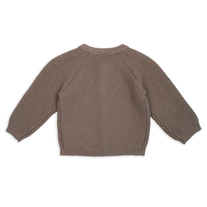 Lodger Babyvestje Merino Wol Buffalo newborn achterkant.