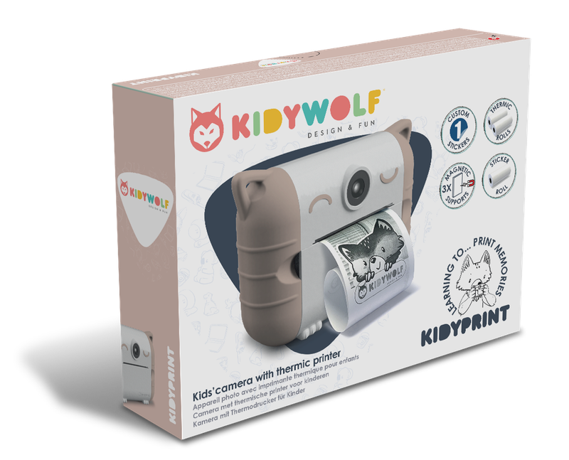 Kidywolf kindercamera Kidyprint – thermische printer roze