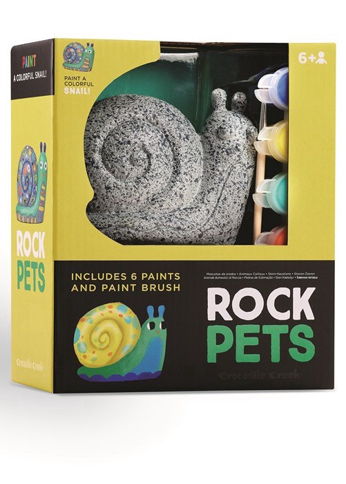 Crocodile Creek Rock Pets verfset slak 6+