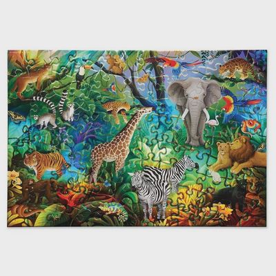 Crocodile Creek kinder puzzel Jungle Paradijs 100 stukjes 5+