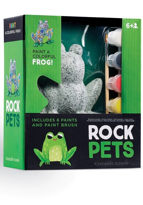 Crocodile Creek Rock Pets verfset kikker 6+