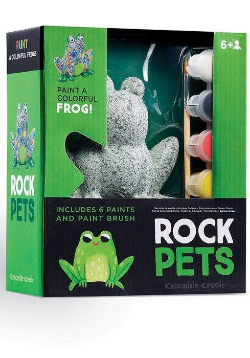 Crocodile Creek Rock Pets verfset kikker 6+