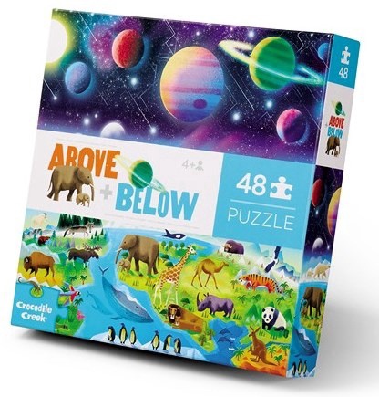 Crocodile Creek kinder vloerpuzzel Earth & Space 48 stukjes 4+