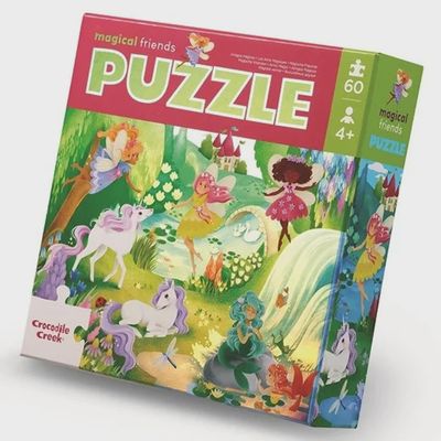 Crocodile Creek kinder puzzel Magische Vriendjes 60 stukjes 4+