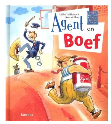 Agent en Boef agent achtervolgt de boef