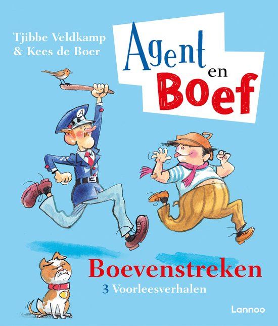 Agent en Boef - Boevenstreken politie agent rent achter boef