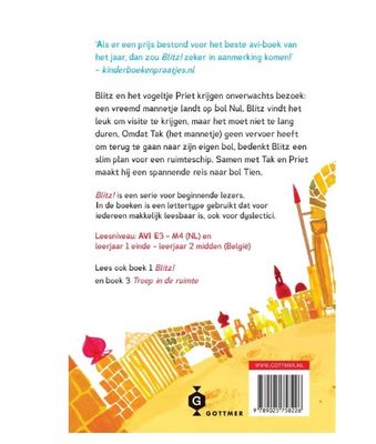 Blitz! 2 - Op bol Tien- Rian Visser- Leesboek AVI E3/M4