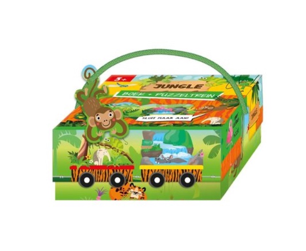 Puzzeltrein Jungle - Lantaarn Publishers