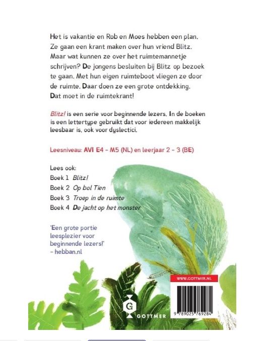 Blitz! 5 - Dino's in de ruimte- Rian Visser- Leesboek AVI E4/M5