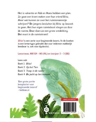 Blitz! 5 - Dino's in de ruimte- Rian Visser- Leesboek AVI E4/M5