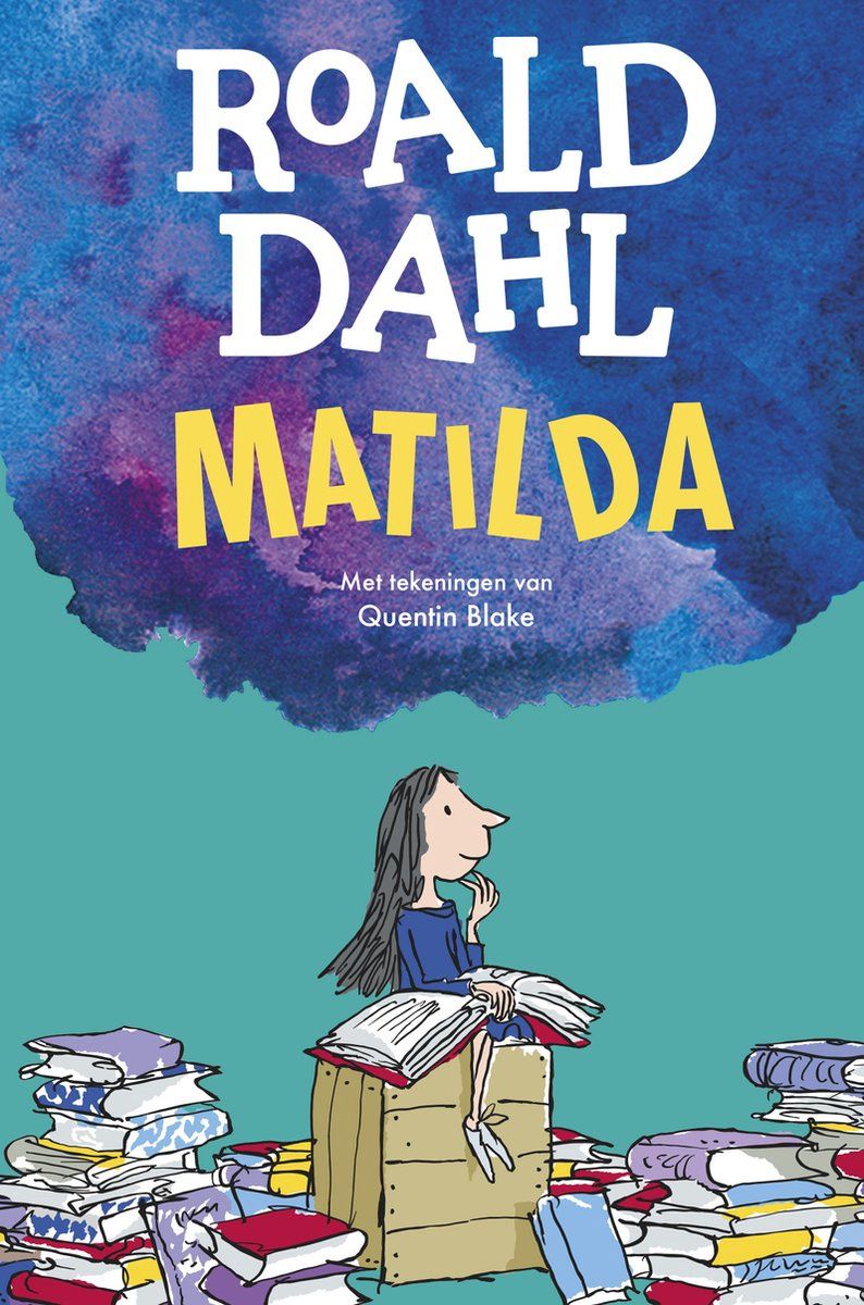 Roald Dahl – Matilda Hardcover Kinderboek Matilda heeft een boek vast