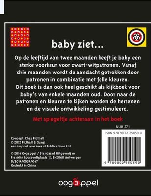 Baby ziet… kijkboek met spiegeltje – Chez Picthall