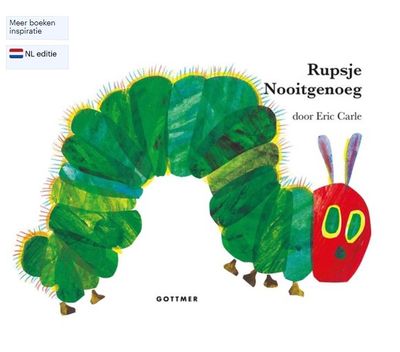 Rupsje Nooitgenoeg met knuffel – Eric Carle