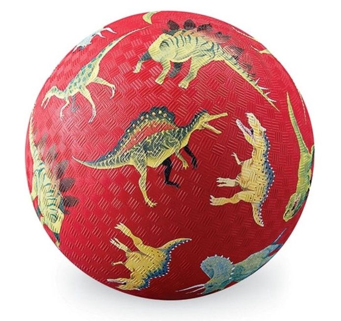 Crocodile Creek speelbal Dinosaurus rood – 18 cm

