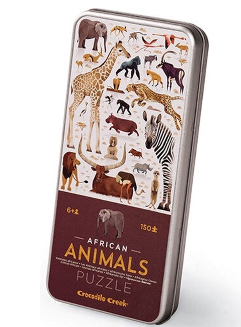 Crocodile Creek kinder puzzel safari dieren 150 stukjes 6+