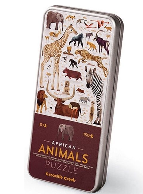 Crocodile Creek kinder puzzel safari dieren 150 stukjes 6+