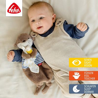 Fehn Knuffeldoekje Otter Theo 0+ 36 cm