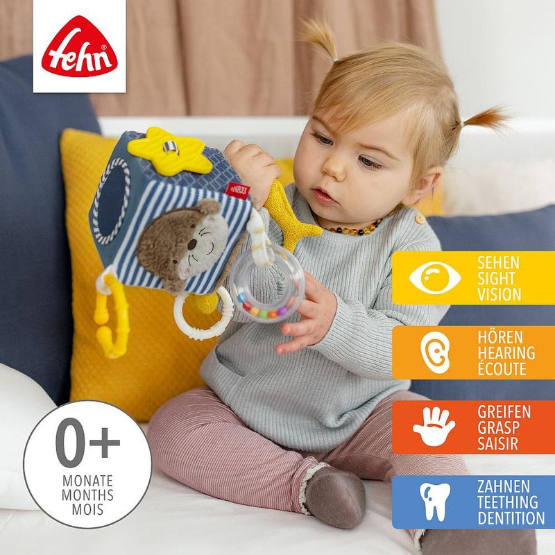 Fehn Activiteitenkubus Otter Theo 0+ 10x10 cm