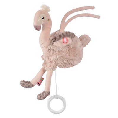 Fehn Muziekknuffel Flamingo Mini (Lazy, Crazy, Pink)

