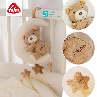 Fehn Muziekknuffel Teddy in Maan Classic Stars 0+