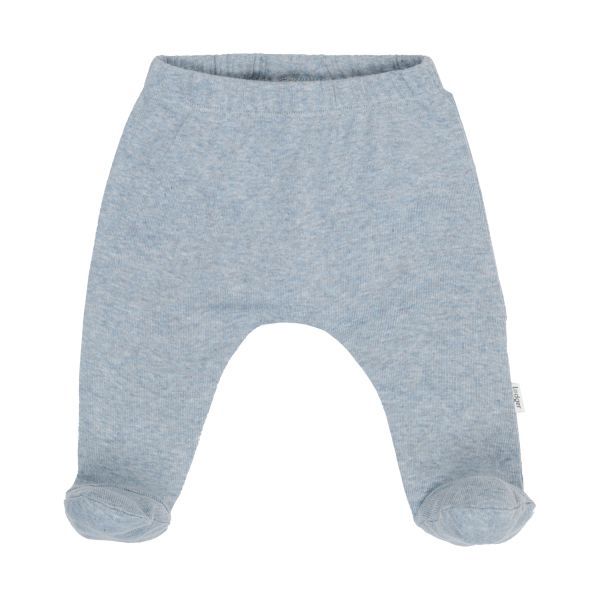 Lodger Jogger Melange Blue Fogg babybroekje, Maat: 50 (0-1 maanden)