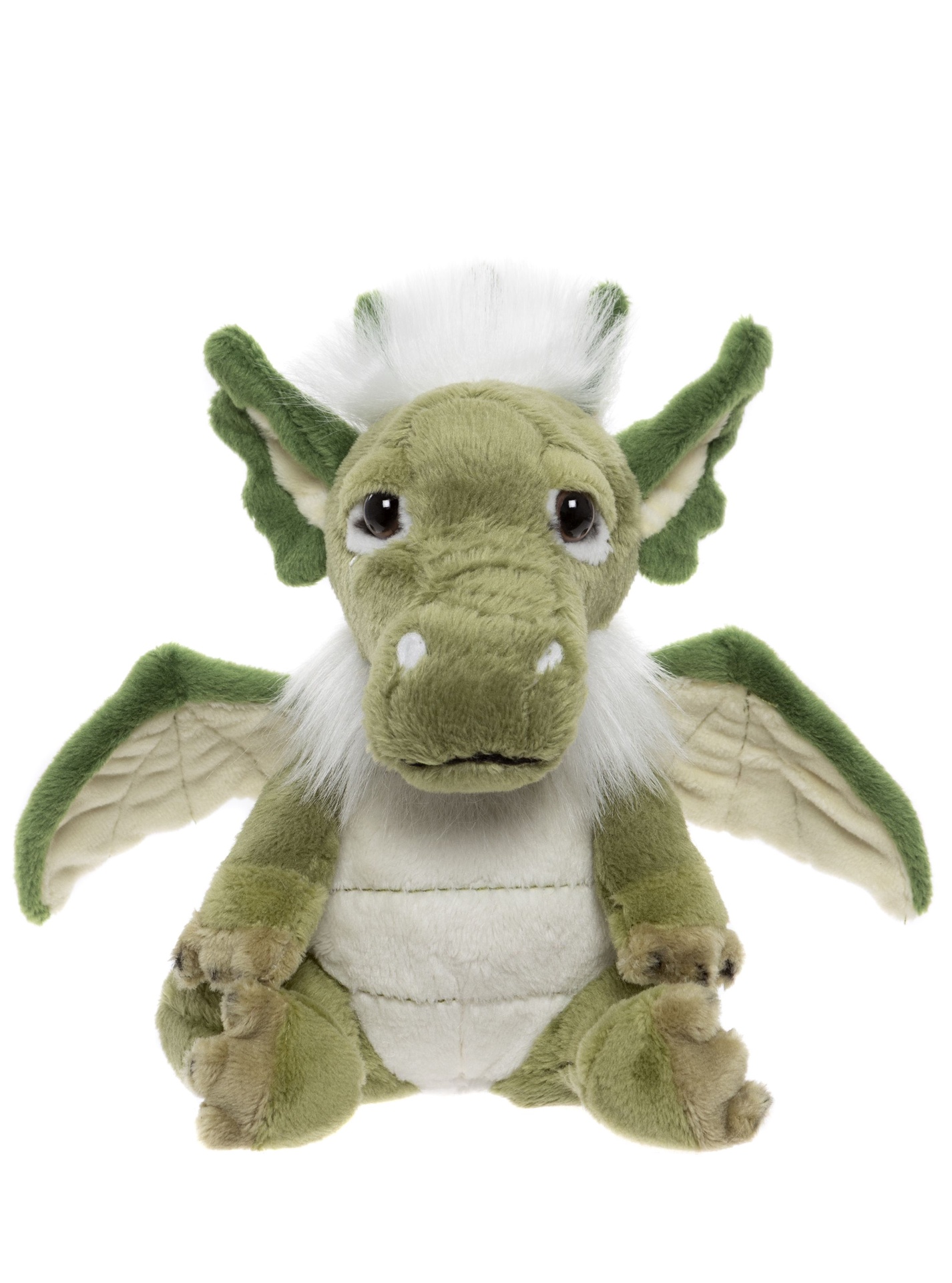 Charlie Bears knuffel Cuddle Cub Signals Dragon - groen (13 cm)