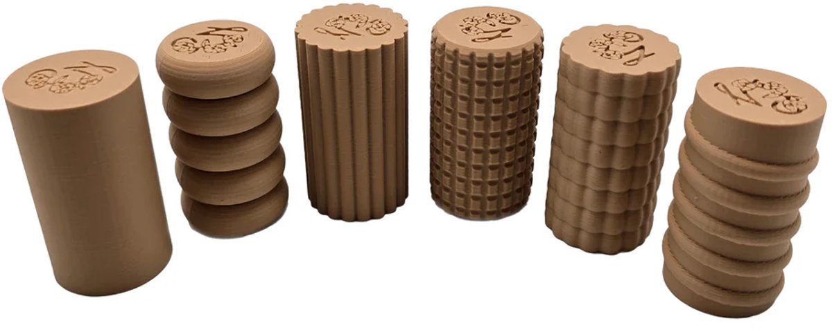 Grennn Mini Roller Set van 6 sensorisch speelgoed
